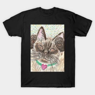 Happy Siamese cat T-Shirt